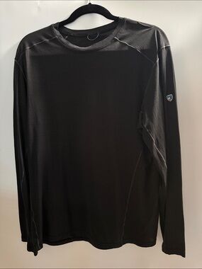 Men's Long Sleeve base layer Shirt - Black